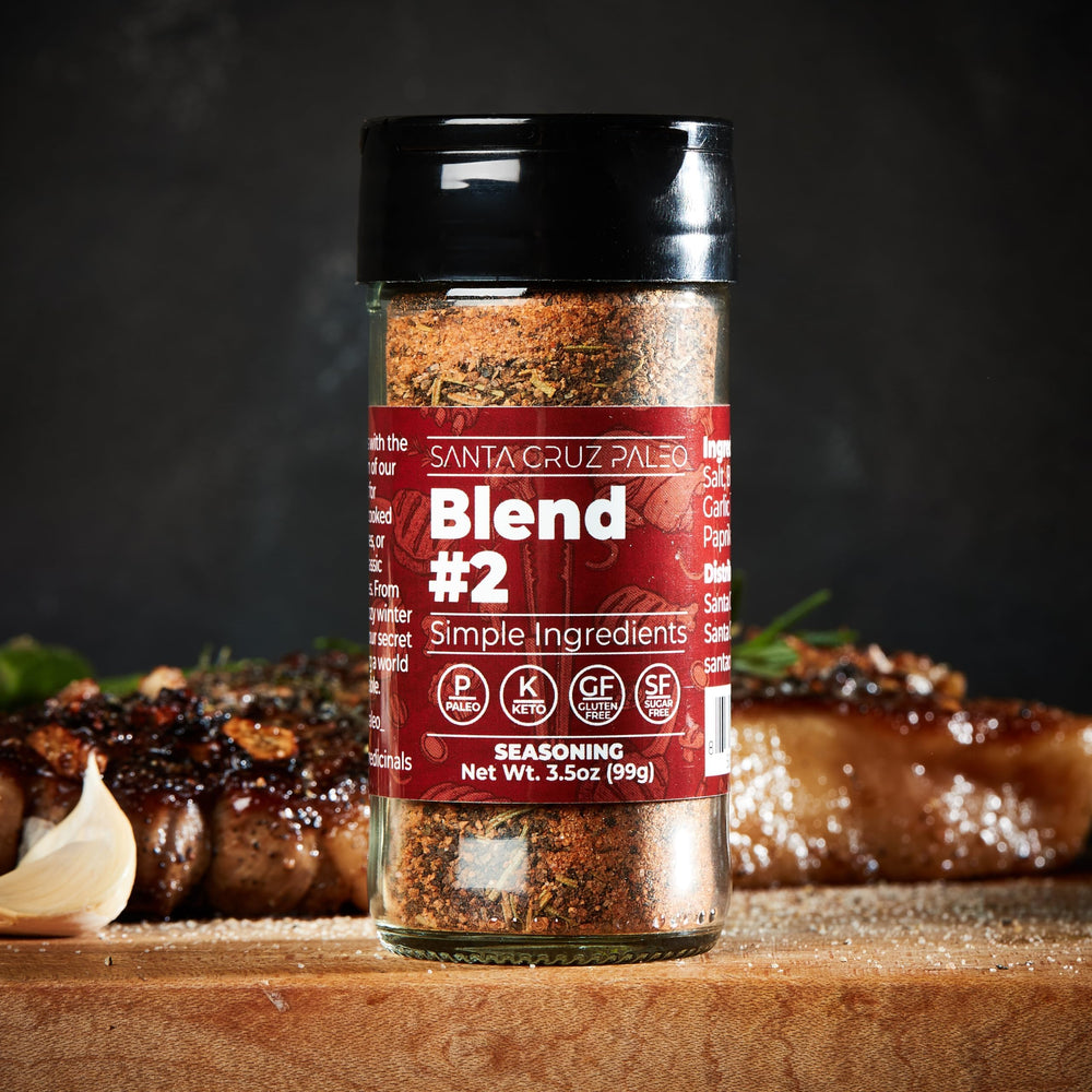Santa Cruz Paleo Seasoning Blend #2 mixed with butter for garlic bread.
