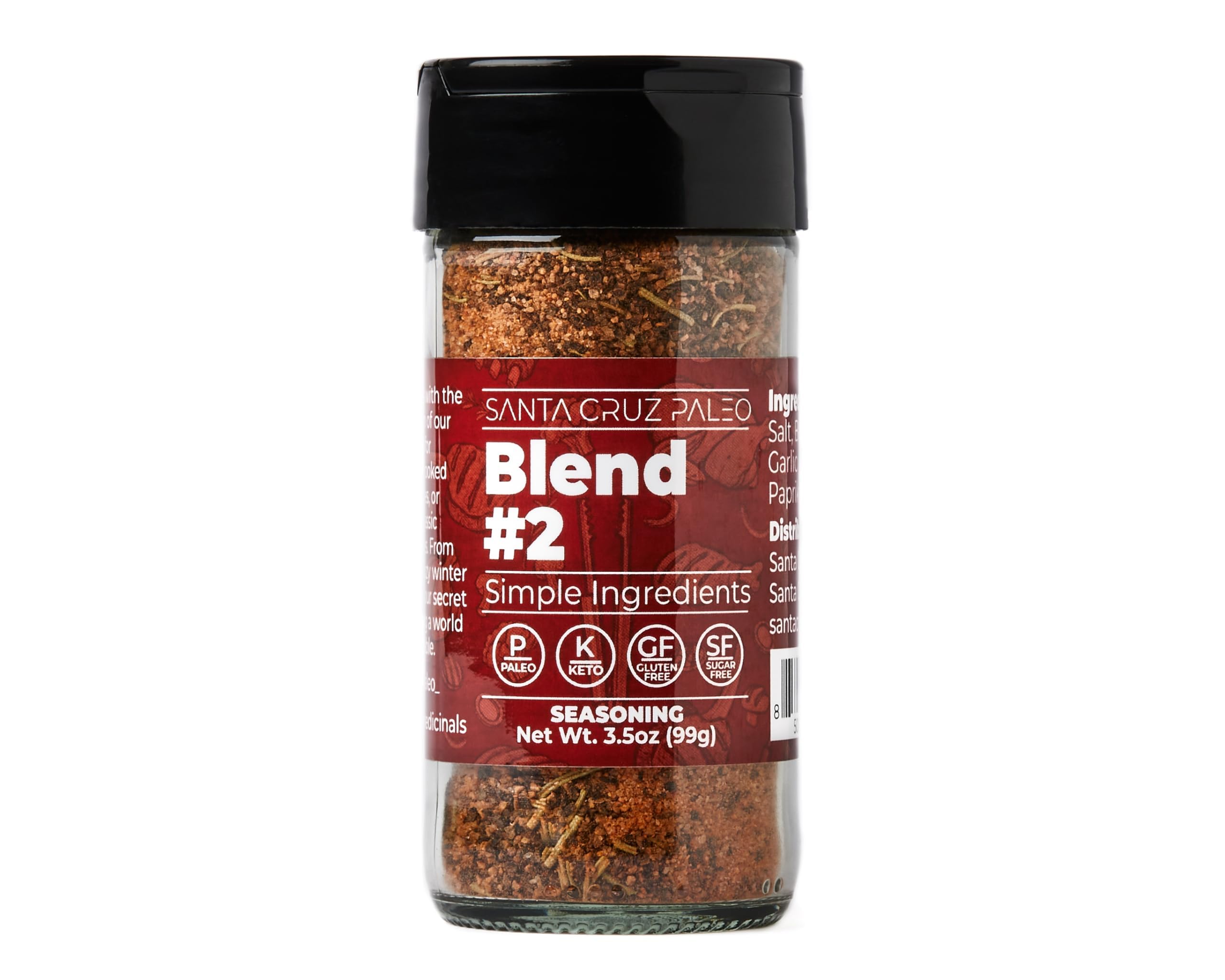 Santa Cruz Paleo Seasoning Blend #2 on grilled steak, adds color and savor.