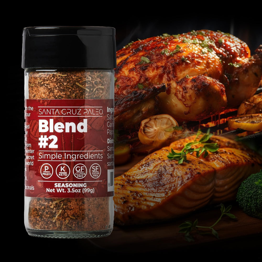 Santa Cruz Paleo Seasoning Blend #2 stirred into pasta sauce for bold aroma.