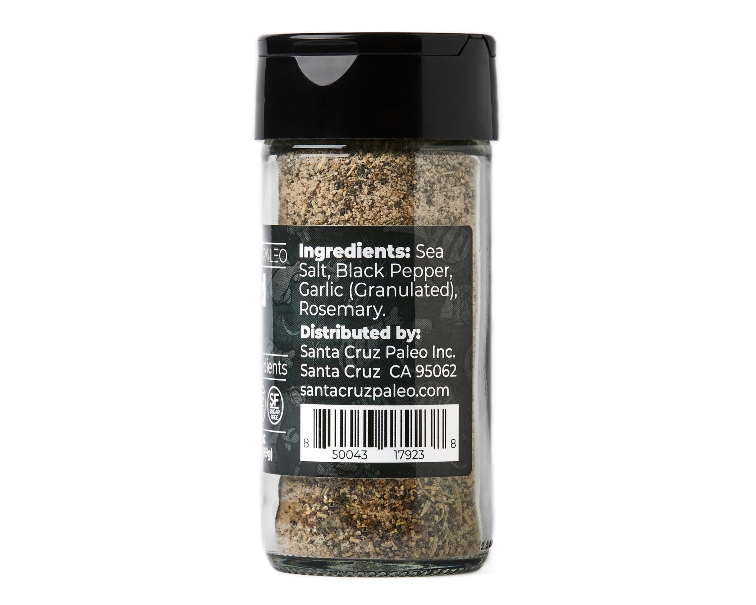Shrimp skillet seasoned with Santa Cruz Paleo Blend to elevate seafood flavor