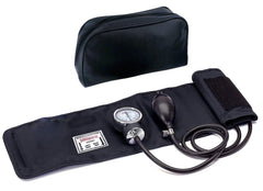Santamedical cuff in black ready for comfortable, accurate measurements