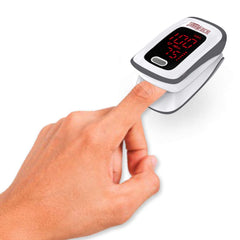 Santamedical Fingertip Pulse Oximeter finger chamber fits various sizes with latex-free silicone