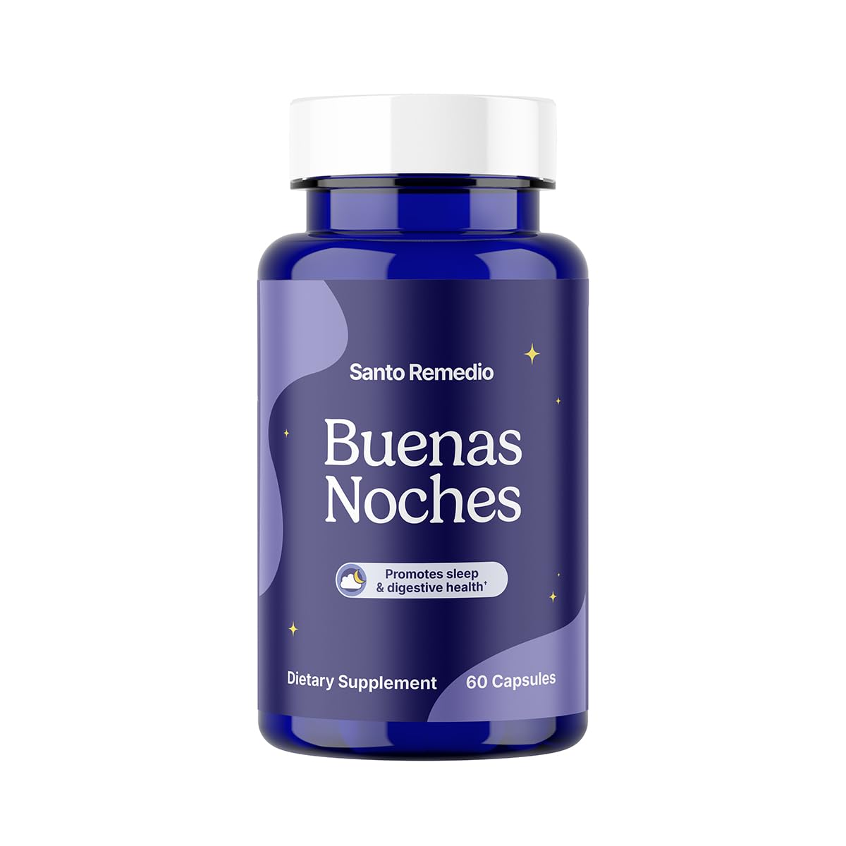 Santo Remedio Buenas Noches bottle front for restful night support