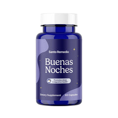 Santo Remedio Buenas Noches bottle front for restful night support