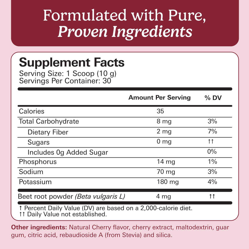 Santo Remedio Circulación Plus label close-up highlighting beet extract and vegan formula.