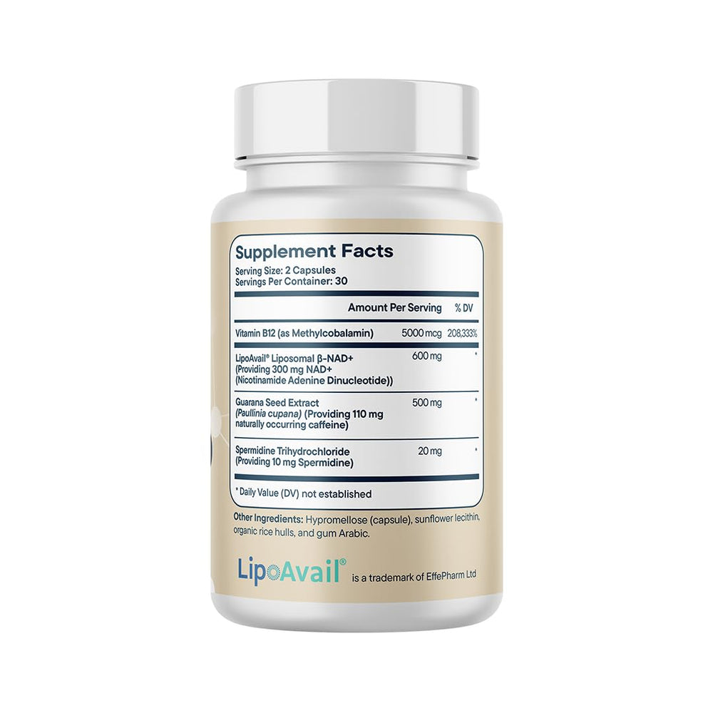 Santo Remedio NAD+ glass with water implies refreshing daily intake