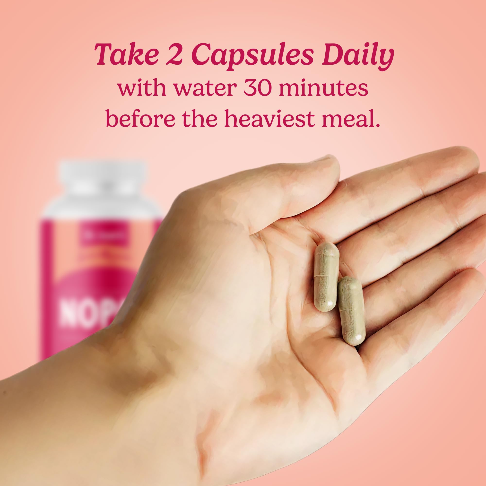 Santo Remedio Nopal daily-use capsules shown for easy routine.