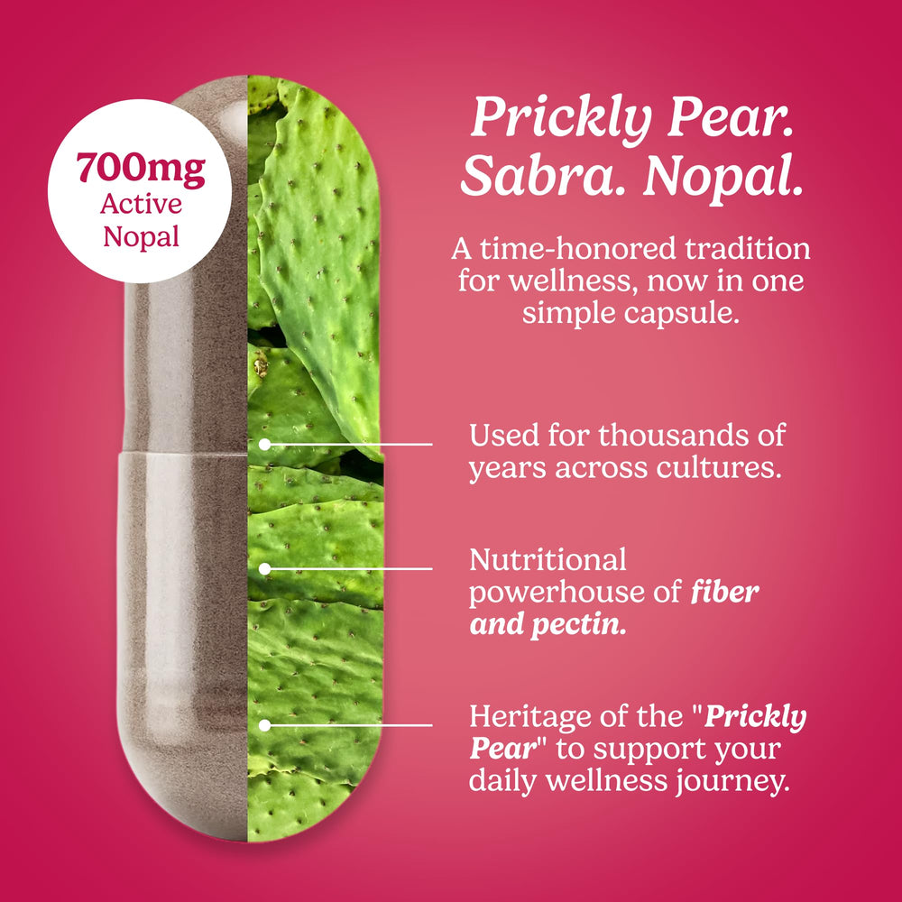 Santo Remedio Nopal packaging label communicates gluten-free and sugar-free features.