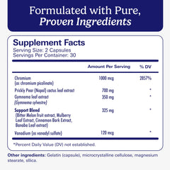 Santo Remedio Super Nopal ingredients blend highlighting plant based nutrition.