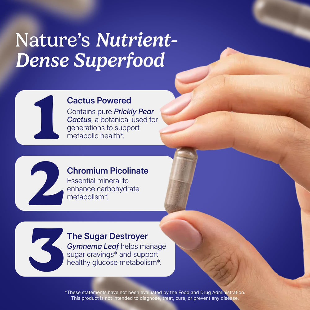 Santo Remedio Vanadyl Sulfate capsules on a clean surface for daily nutritional support.