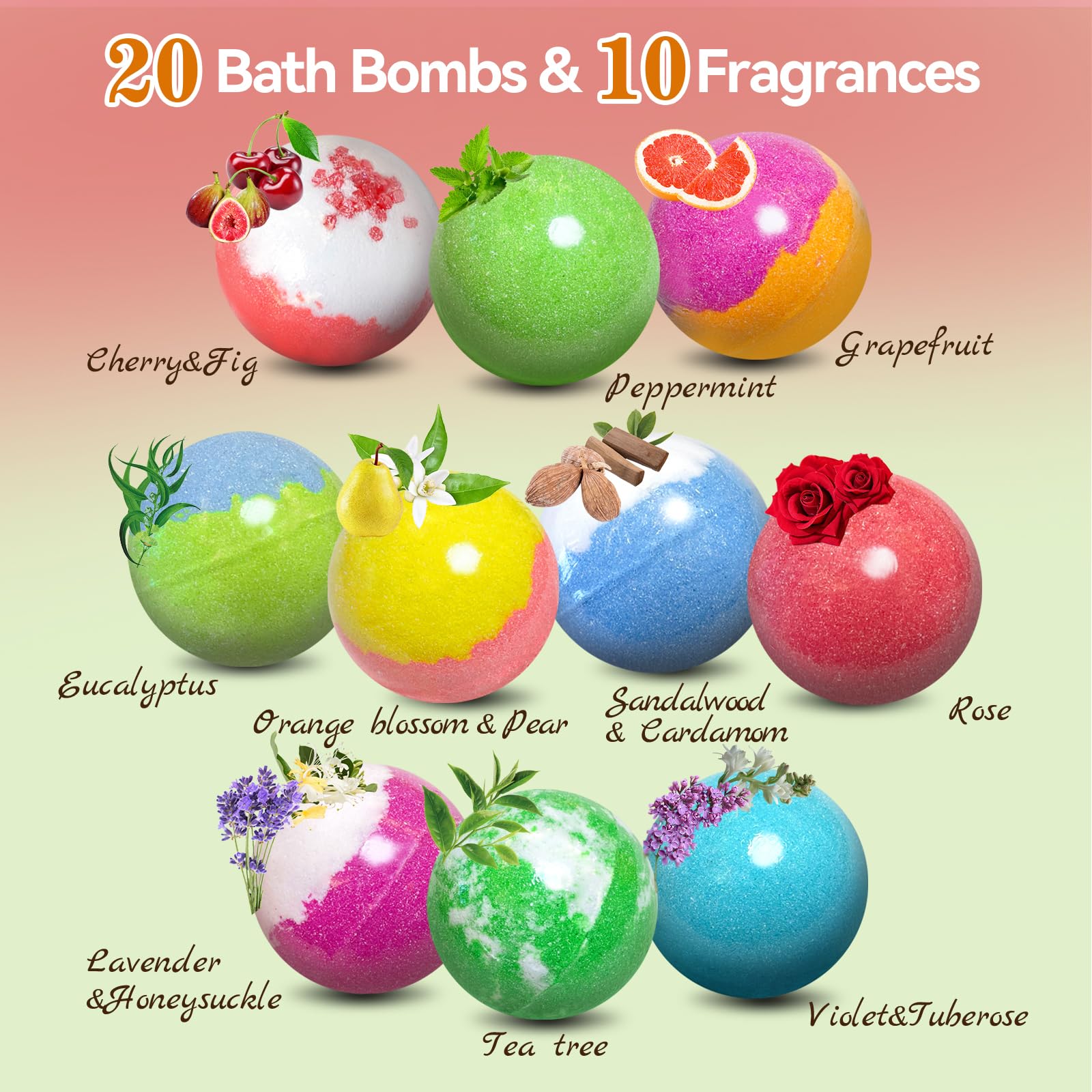 Santrela individually wrapped bath bombs for convenient travel and gifting.