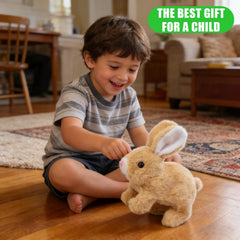 SANTVOLO bunny toy with wiggle ears invites interactive fun.