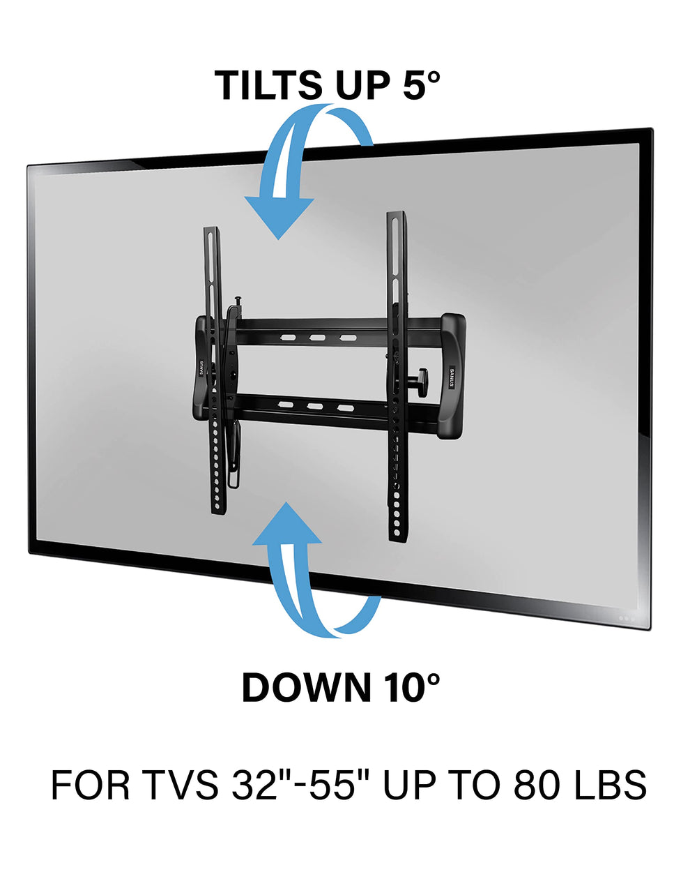 Mounts on a single wood stud or concrete surface for flexible install.