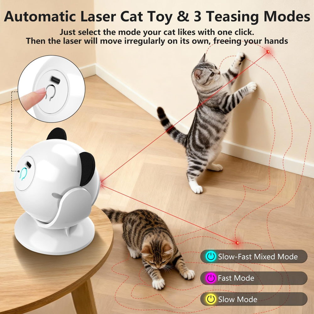 Saolife laser cat toy ultra quiet operation for peaceful homes