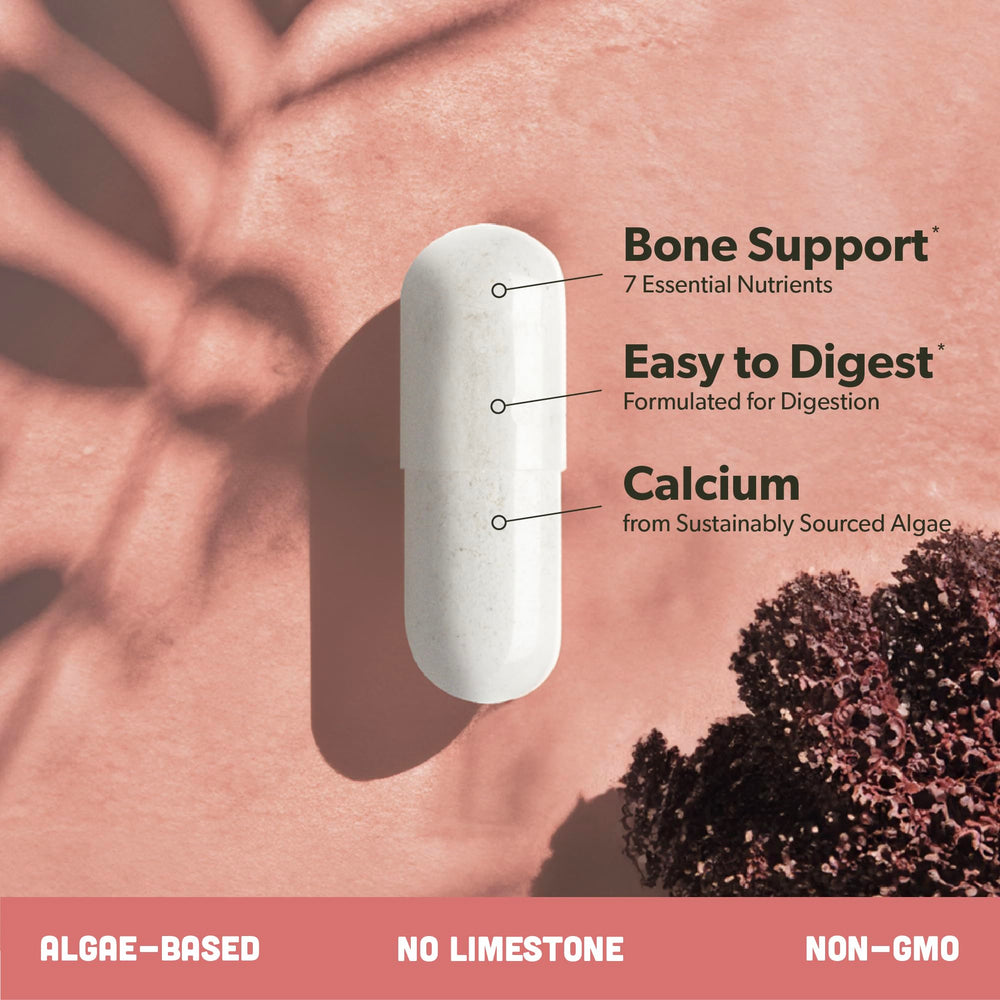 Sapling Algae Calcium US-made badge signals domestic bottling quality