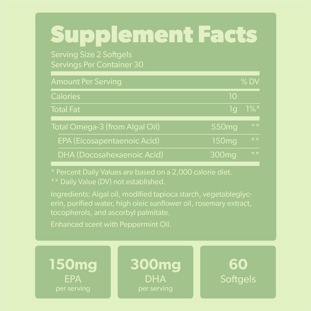 Sapling brand logo representing a trusted plant-based omega-3 source.