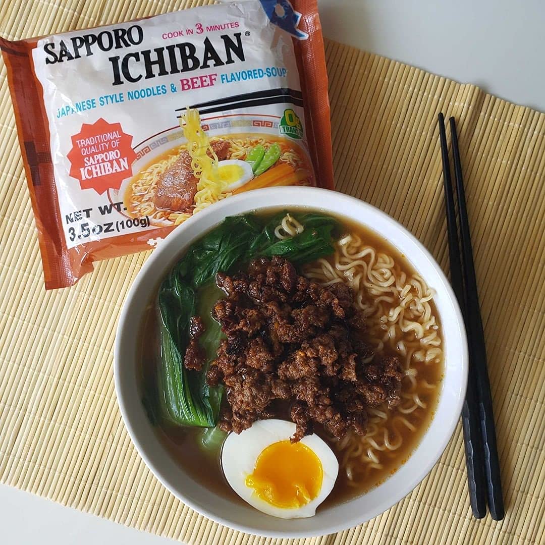 Noodles from Sapporo Ichiban ready in minutes for lunch