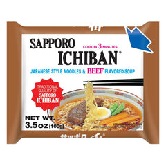 Sapporo Ichiban original flavor ramen pouch with authentic Japanese taste