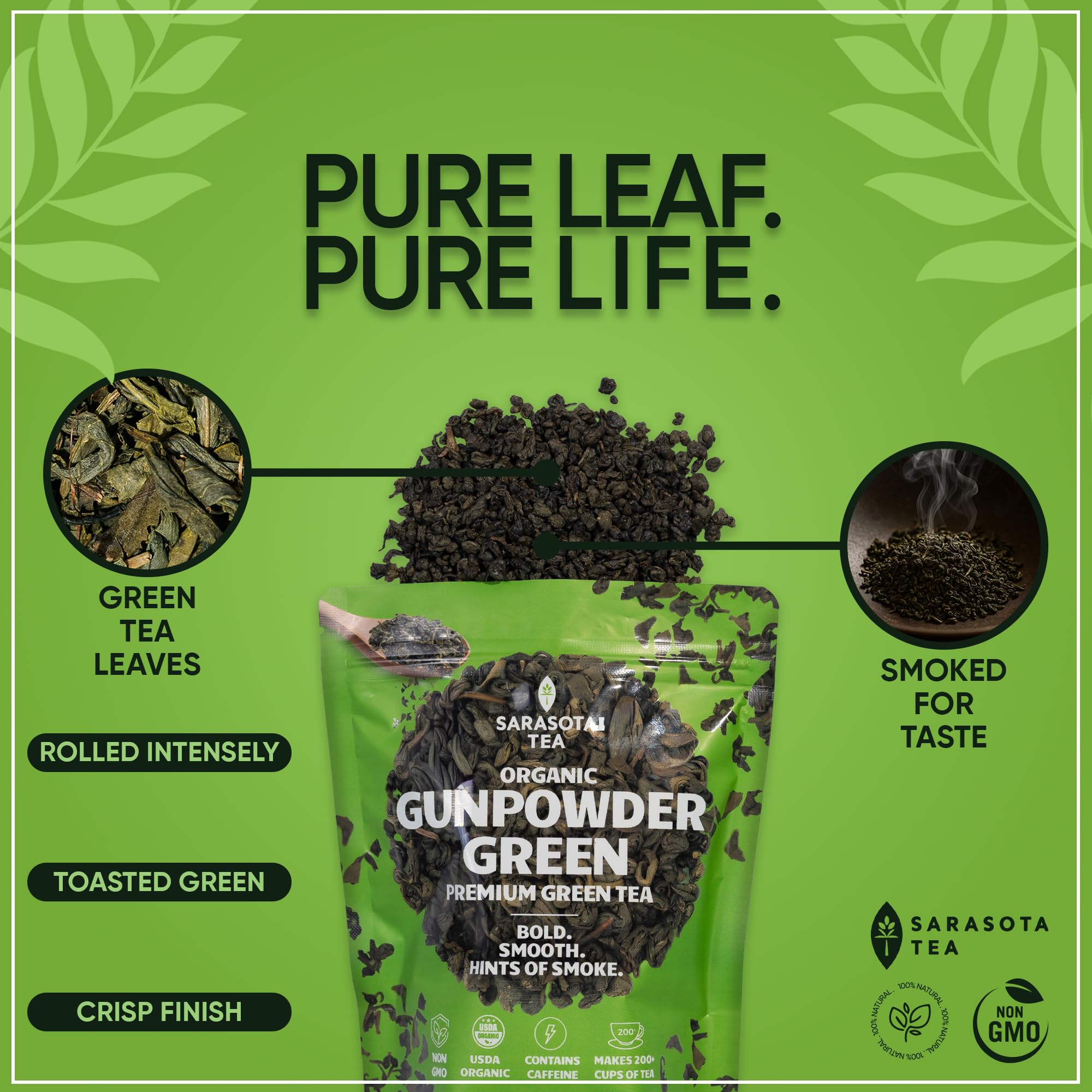 Antioxidant-rich tea leaves ready for daily ritual.