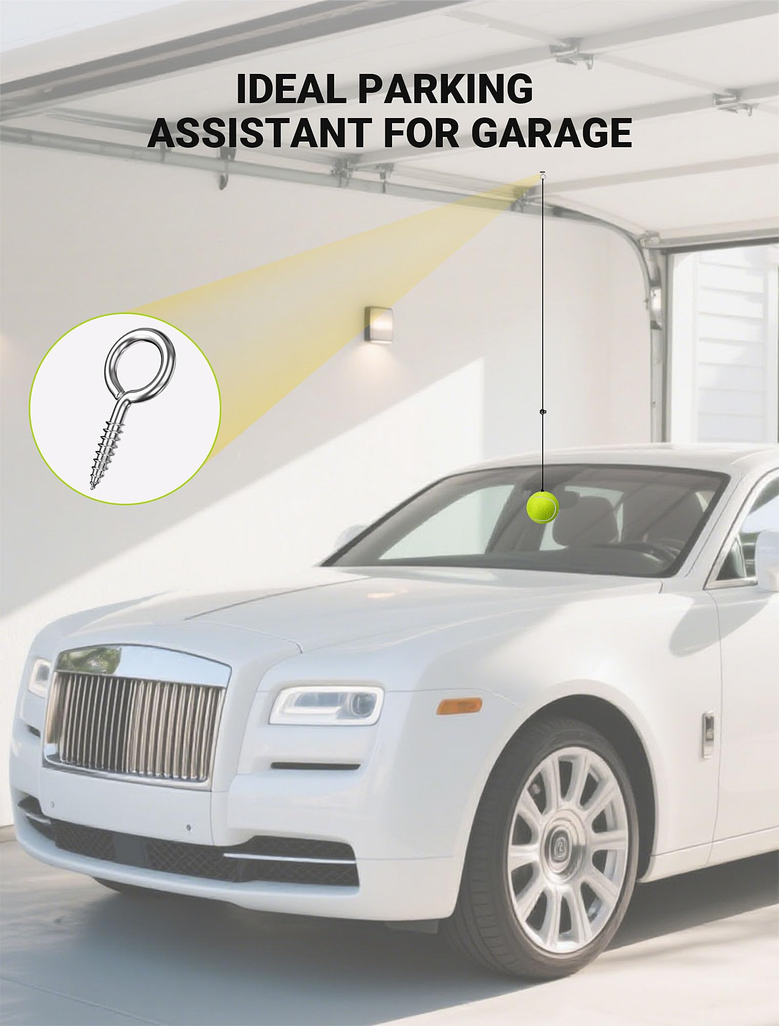 SARDVISA garage parking aid helps prevent scratches during parking