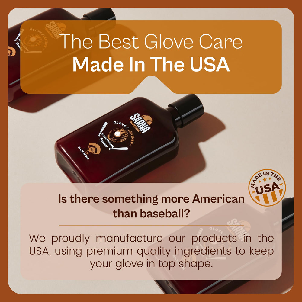 Sarna Glove Conditioner hydrates dry spots without darkening colors.