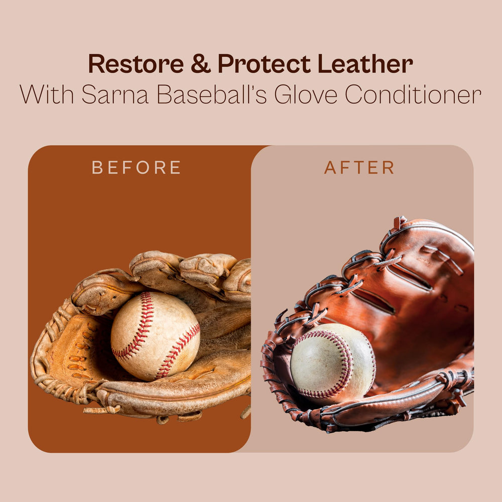 Sarna conditioner is ideal for modern dyed leather gloves.