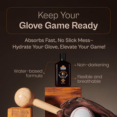 Sarna glove conditioner delivers non-greasy finish while keeping leather responsive.
