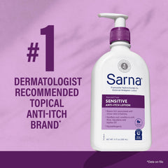 Sarna Sensitive anti itch lotion ingredients Aloe Squalane Jojoba hydrate skin