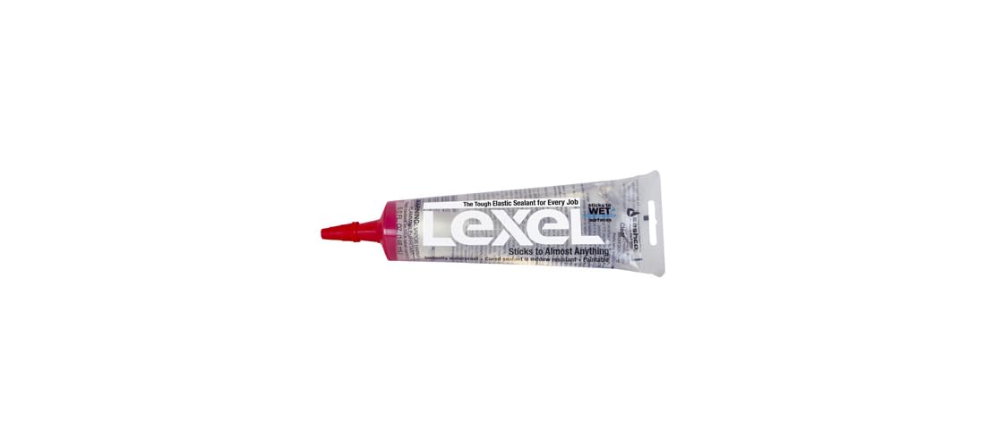 Sashco Lexel clear color blends with most surfaces.