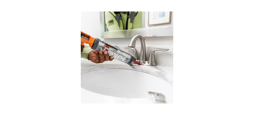 Sashco Lexel's flexible rubber-like sealant stretches with joints.