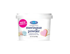 Satin Ice Meringue Powder 4oz Pail Front highlights a pantry staple for royal icing