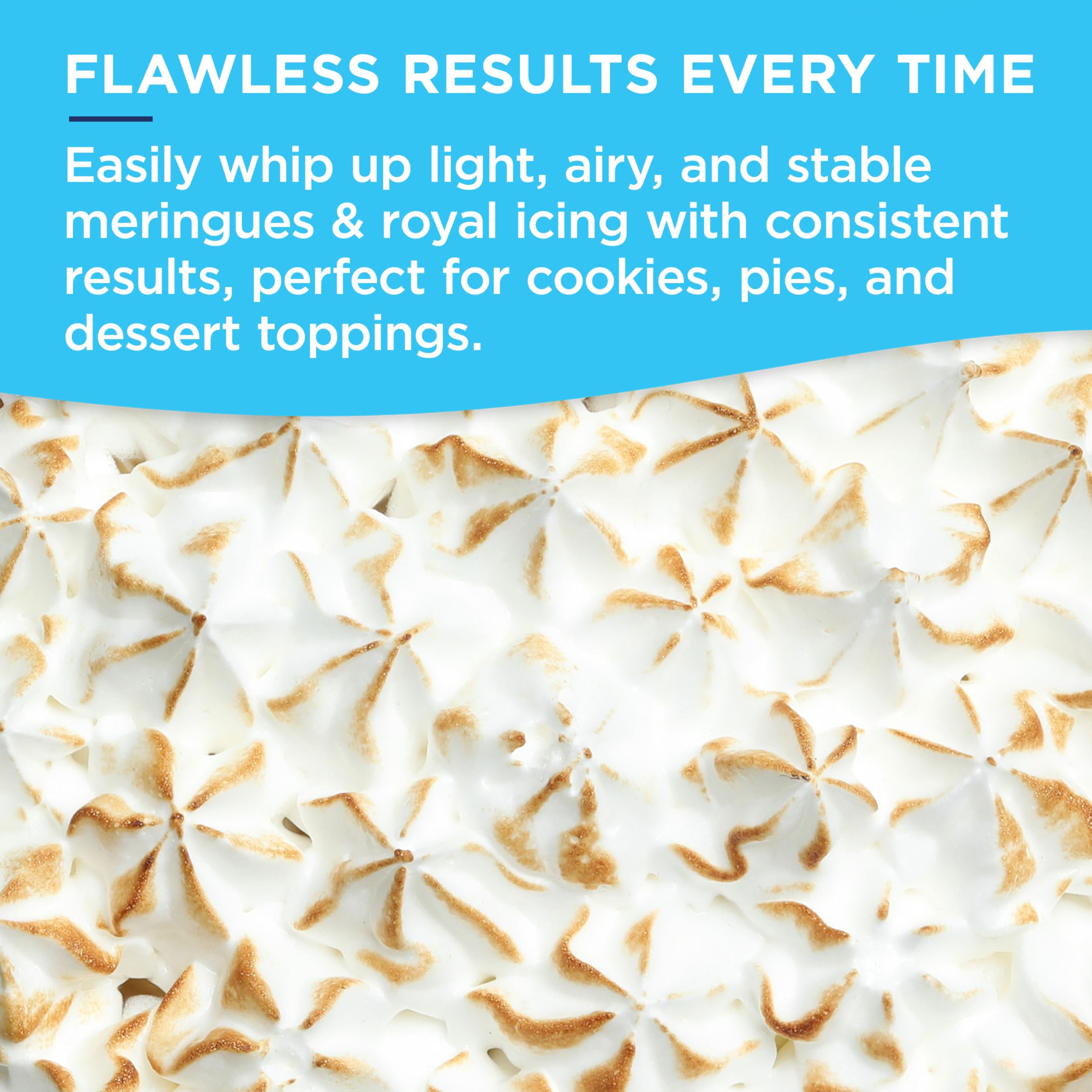 Satin Ice Meringue Powder Edges on Cookies enables precise piping and decorative designs