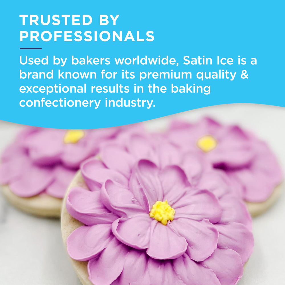 Satin Ice Meringue Powder Professional Kitchen Use signals bakery-grade quality and consistency