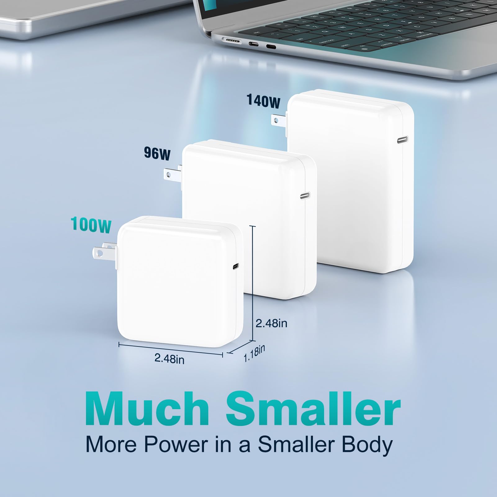 SATURNDOCK travel-friendly design fits in a bag for on-the-go charging.