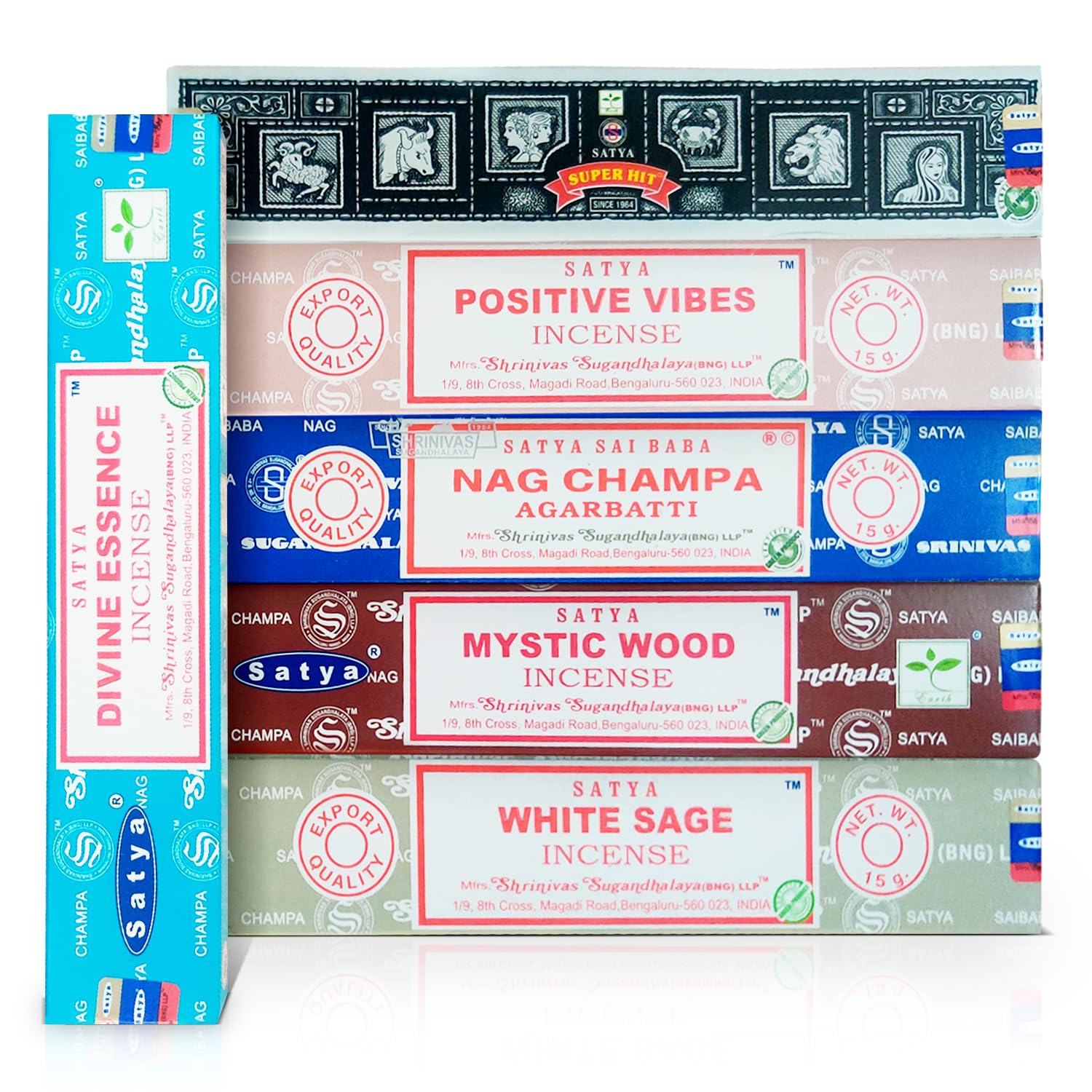 Satya Nagchampa incense stick for meditation and calm atmosphere.