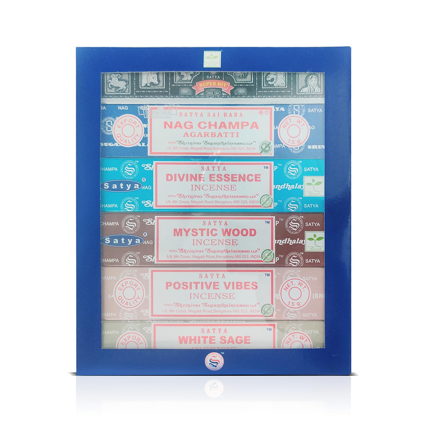 Satya Super Hit incense stick to uplift mood and focus.