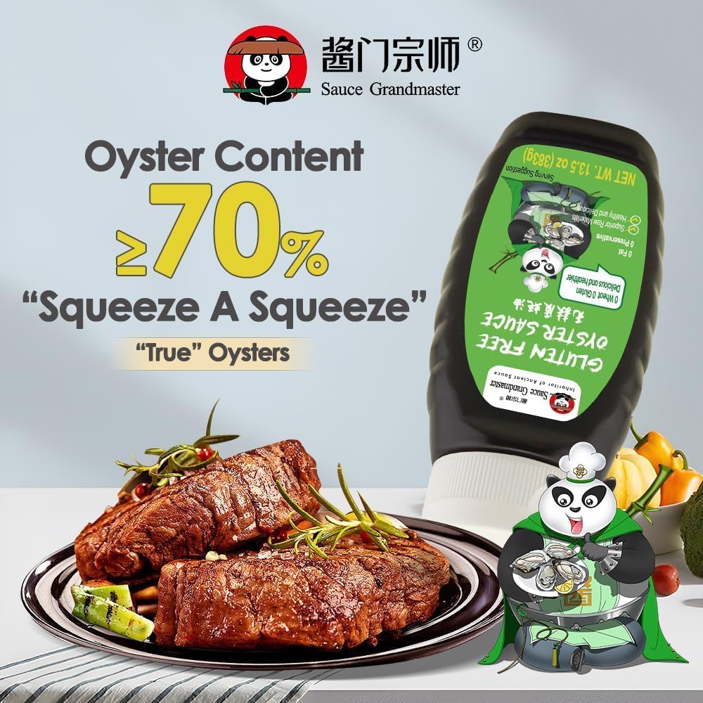 Sauce Grandmaster gluten-free-label assures a safe option for gluten-free cooks.