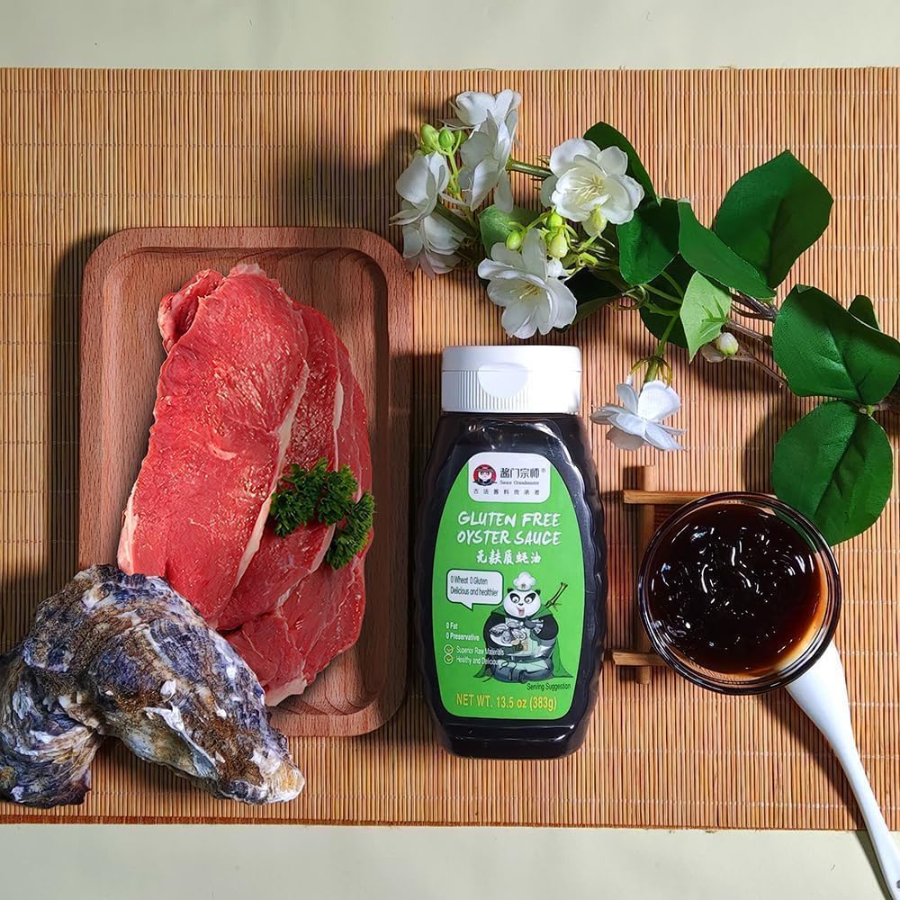 Sauce Grandmaster ingredients-oyster-juice emphasize authentic oyster-derived umami.