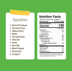 Close-up of Sauz label highlighting gluten-free and non-GMO qualities