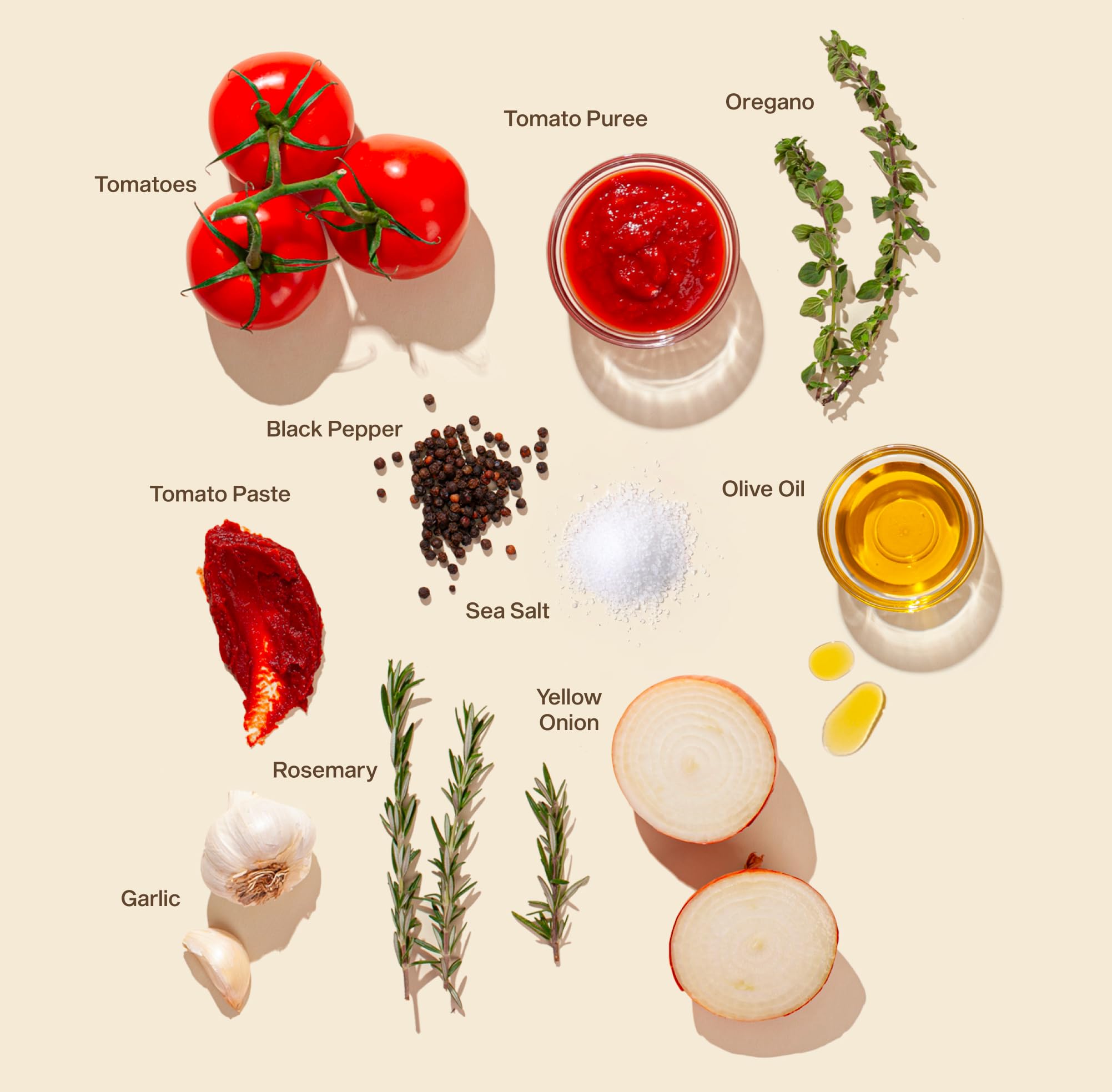 Thick creamy texture of Sauz Wild Rosemary Marinara close up