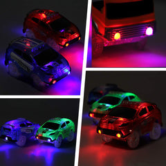 Save Unicorn magic tracks compatible cars on top view, easy to swap into tracks.