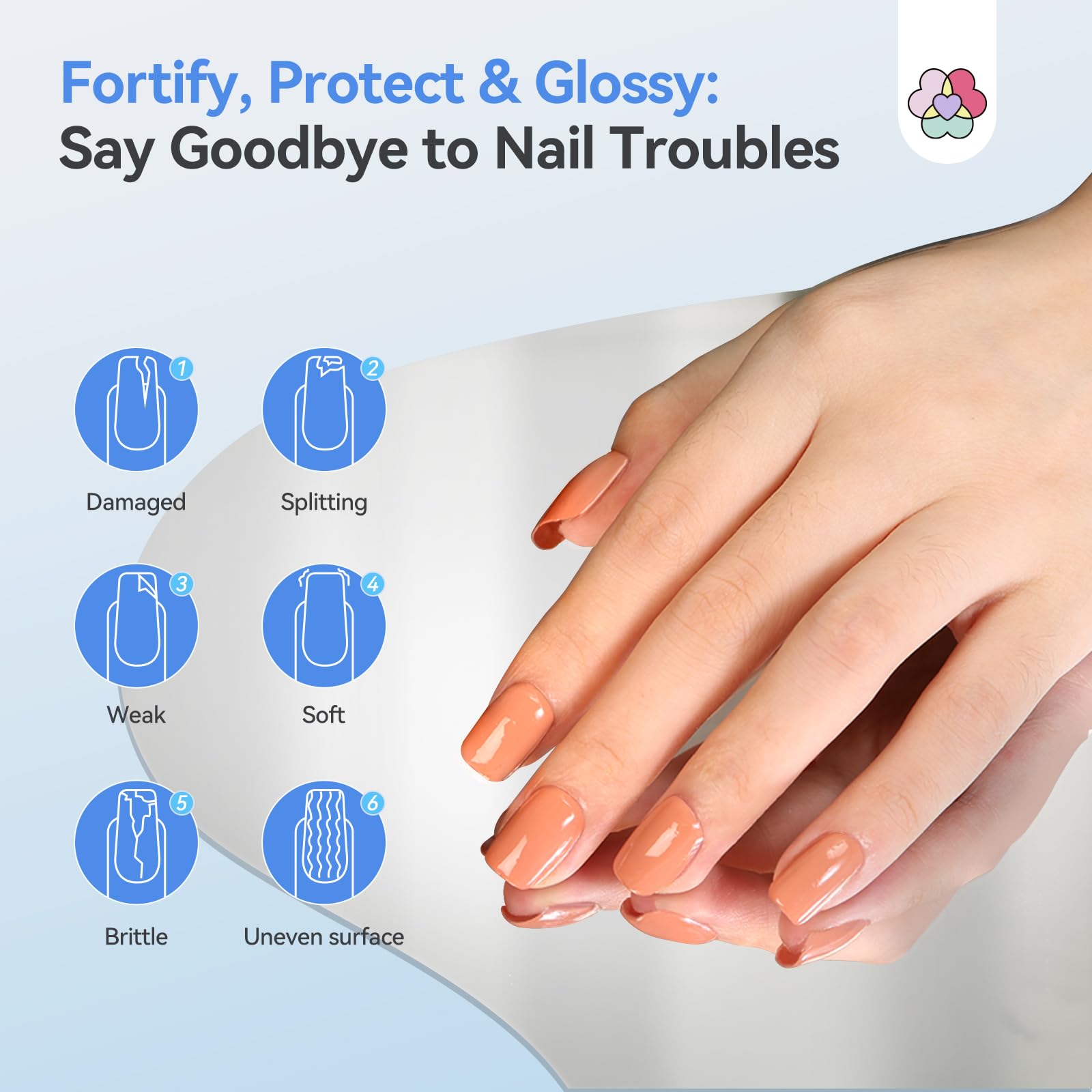 SAVILAND nails shown with seven-day wear during daily activities