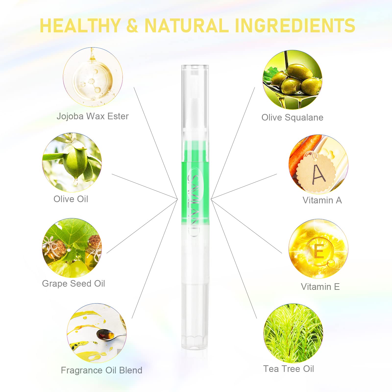 SAVILAND cuticle oil pen lemon flavor with refreshing scent
