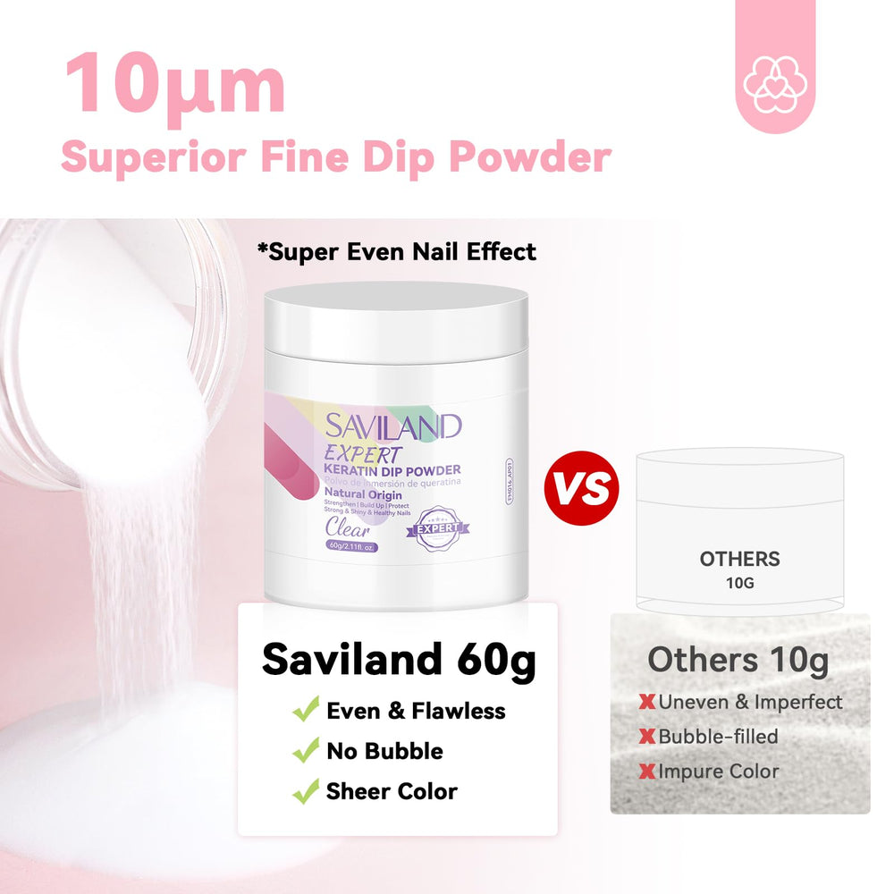 SAVILAND dip nail kit in-box offers beginner-friendly setup.