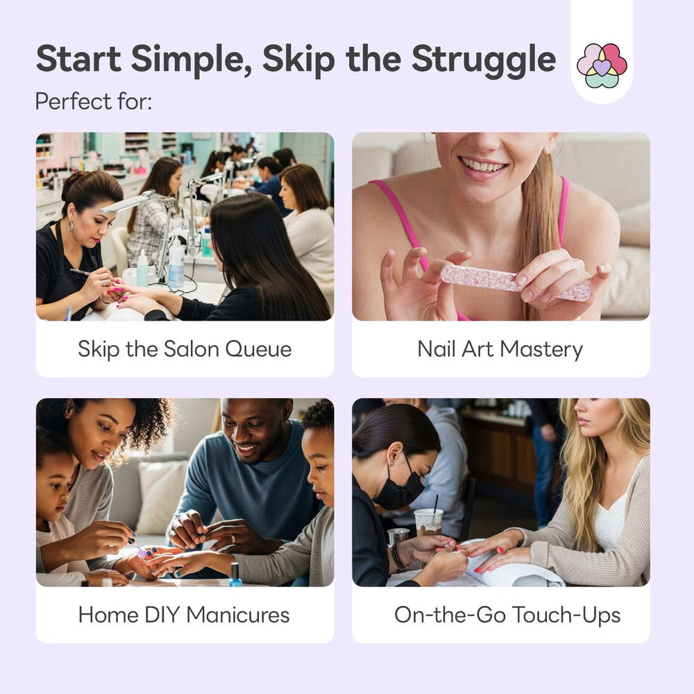 SAVILAND home salon setup demonstrates convenient DIY nails with salon-quality potential.