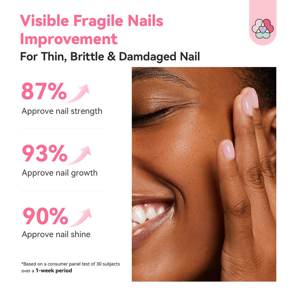 SAVILAND nails after application reveal a natural pink glow and refined finish.