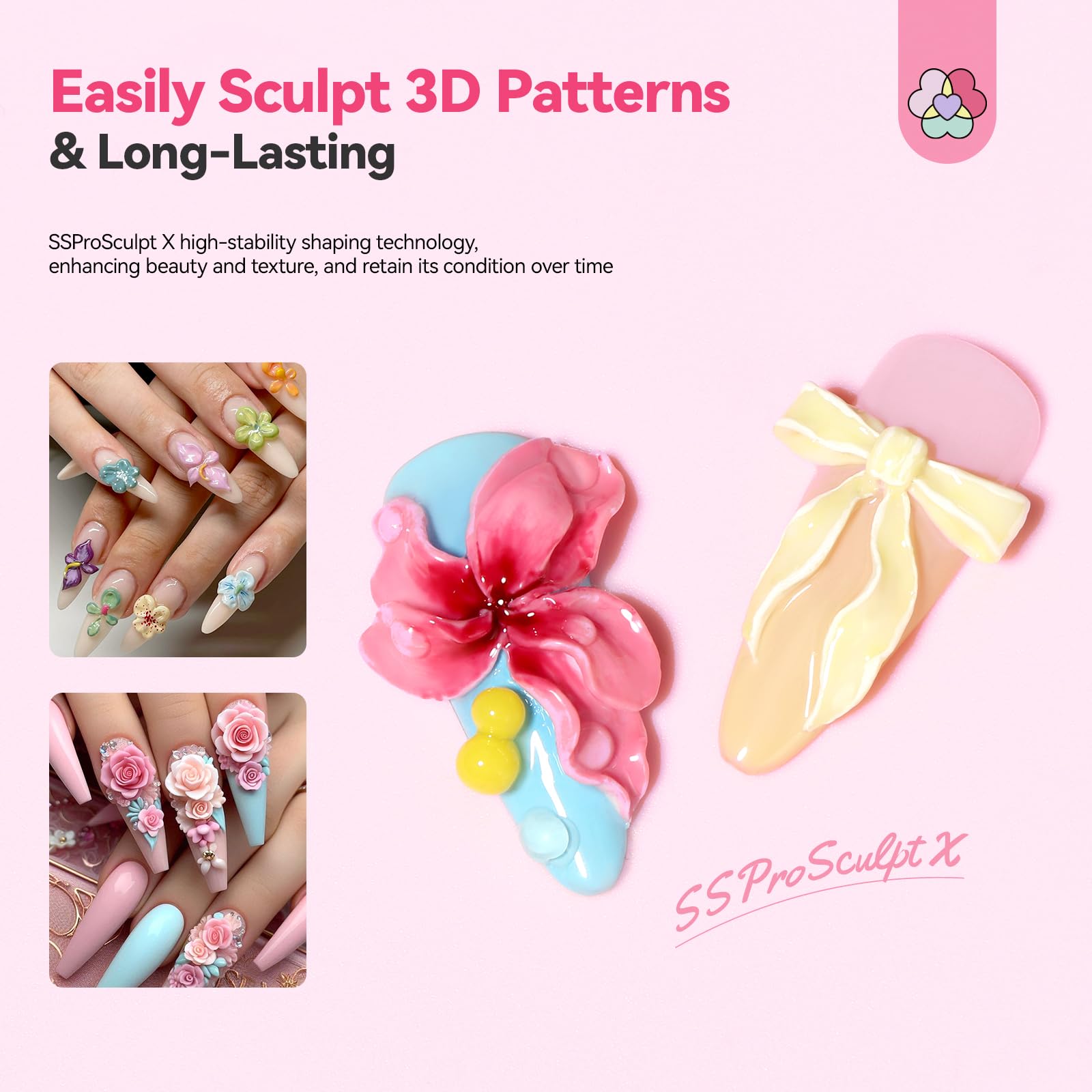 SAVILAND non-sticky sculpting gel helps smooth shaping and detailing