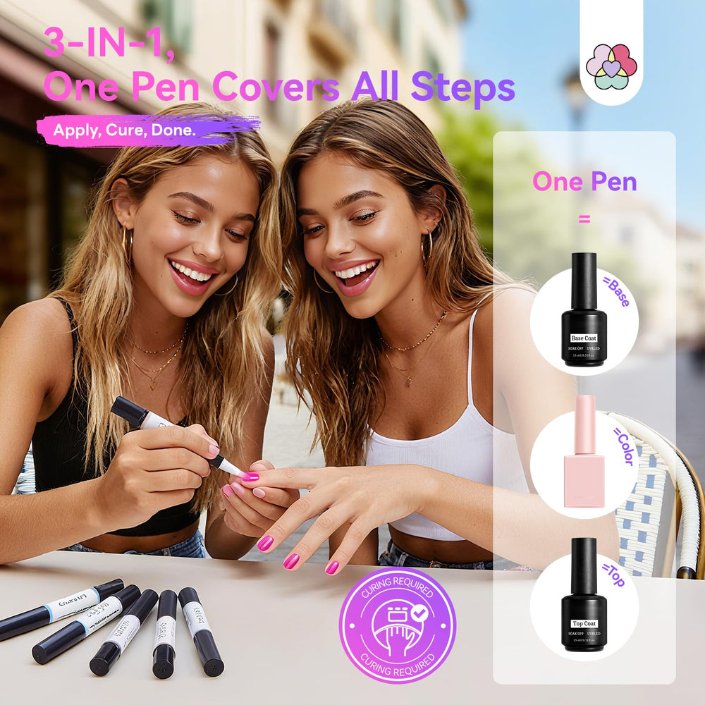 SAVILAND one-step pen color swirl highlighting instant three-in-one gel application.