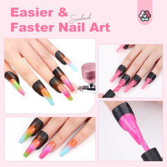 SAVILAND soft silicone guards fit fingers comfortably for precise painting