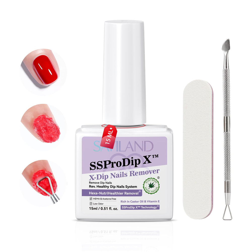 SAVILAND SSPro X Dip Powder Remover Kit in package, convenient home use